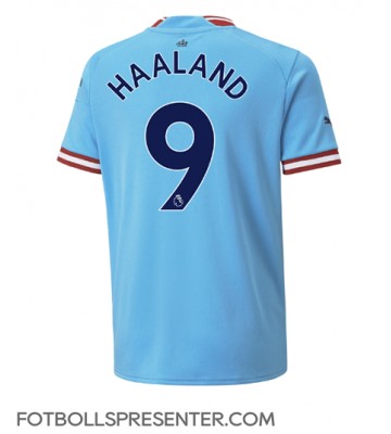 Manchester City Erling Haaland #9 Hemma Matchtröja 2022-23 Kortärmad